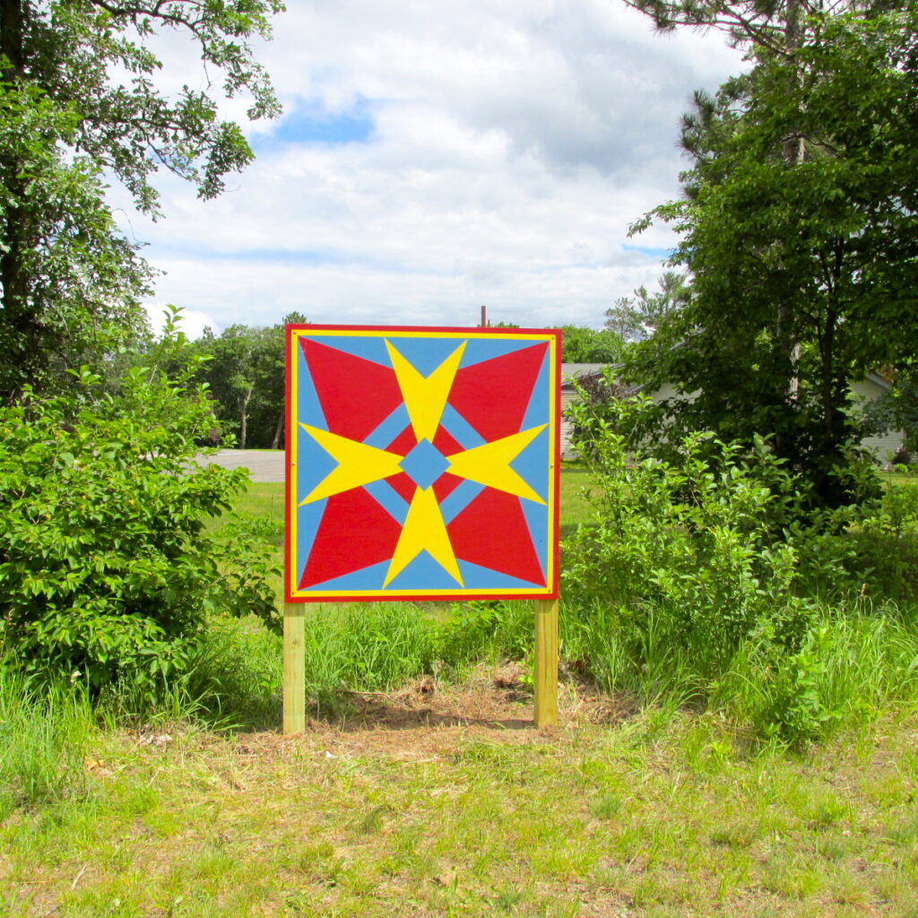 Rays of Hope barn quilt in Staples, MN.